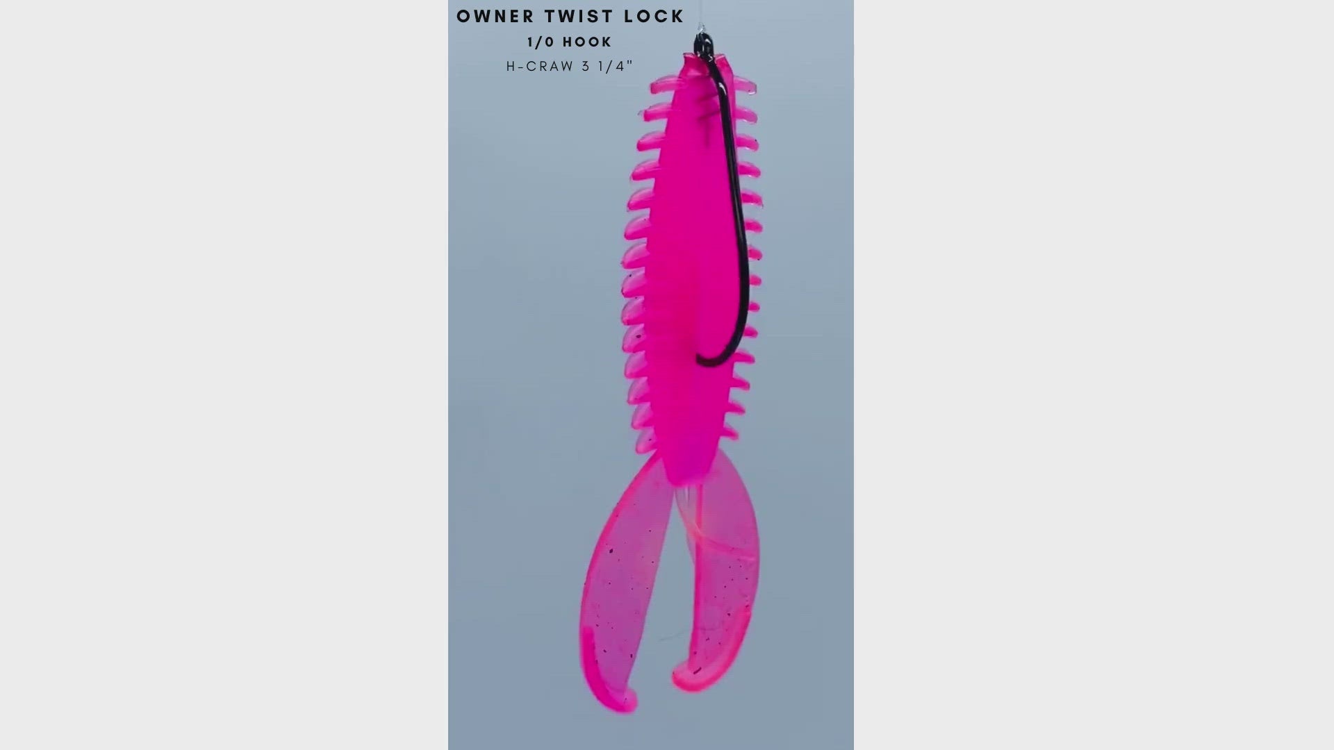 H-CRAW 3 1/4"  WITH 1/0 HOOK