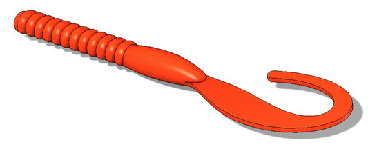 Offender, 6.50, 6 1/2", HOG SALAD, WORM, RIBBON, TAIL, BAIT, LURE, LURE, CREATURE, CRAW