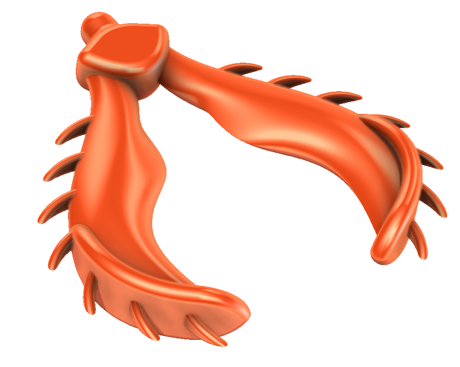 MOONDOG CRAW 4.1" - TAIL MOLD