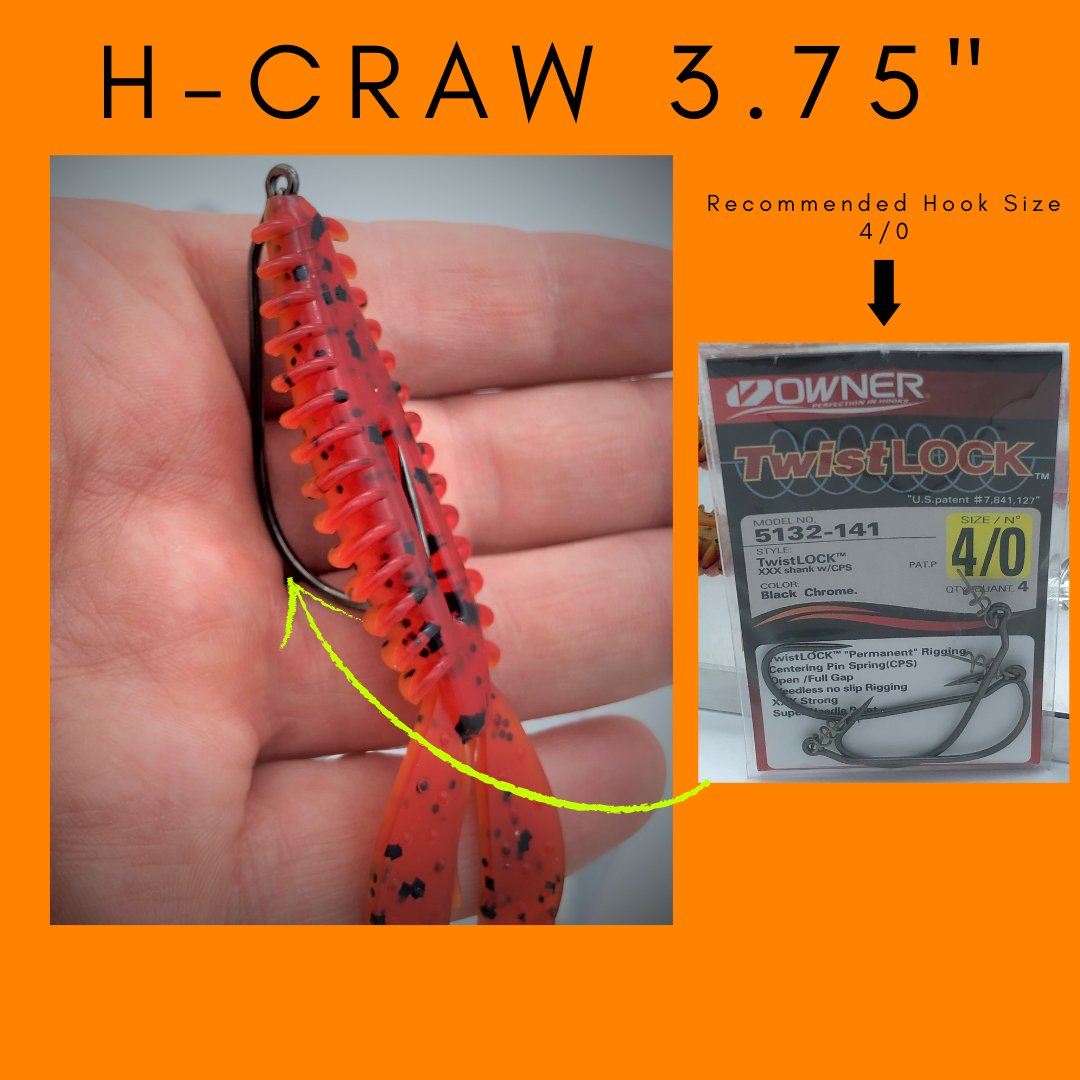 H-CRAW 3.75 – Hog Salad Bait Molds